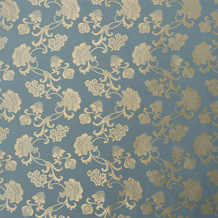 Schumacher Margaux Ciel Shimmer Fabric Sample 71842