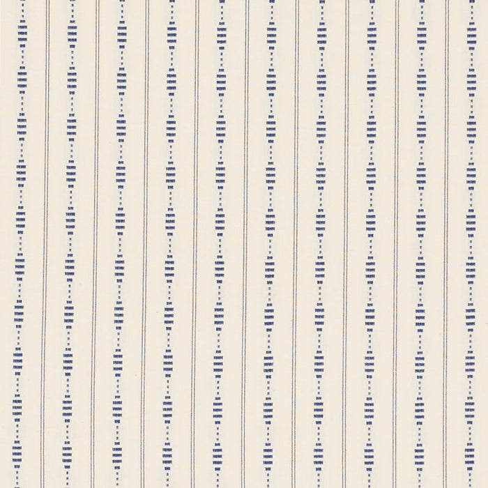 Schumacher Rania Stripe Navy Fabric Sample 71901