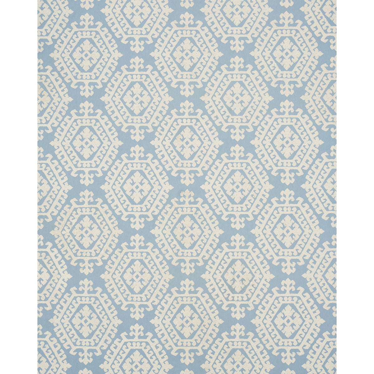 Schumacher Regalia Sky Fabric 71945