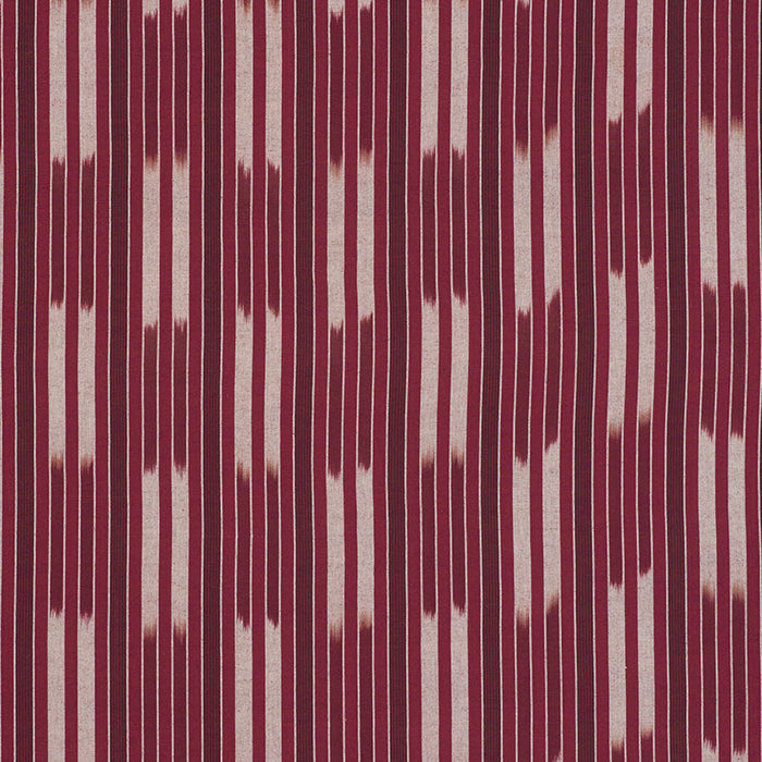 Schumacher Cusco Ikat Berry Fabric Sample 71972