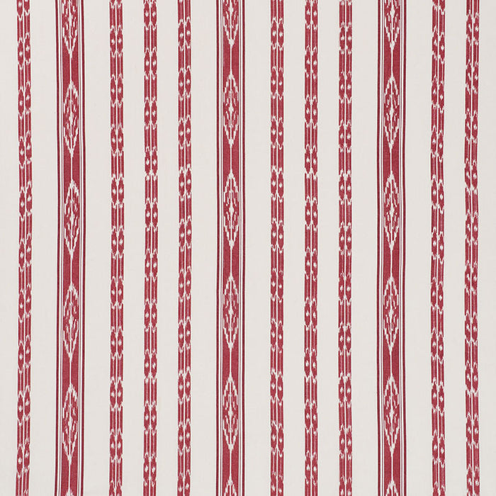 Schumacher Mariam Ikat Red Fabric 71981