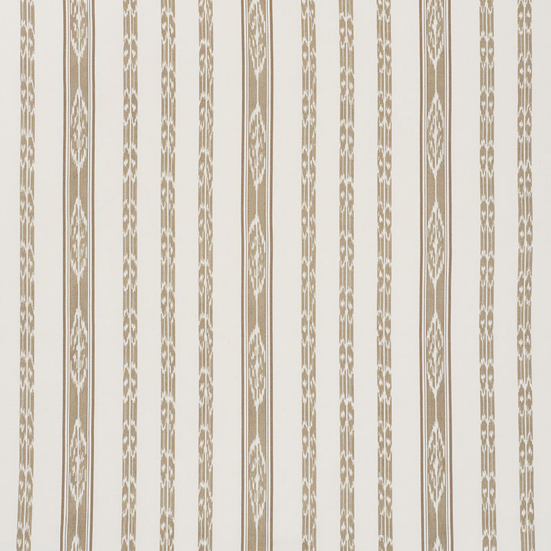 Schumacher Mariam Ikat Sand Fabric 71983