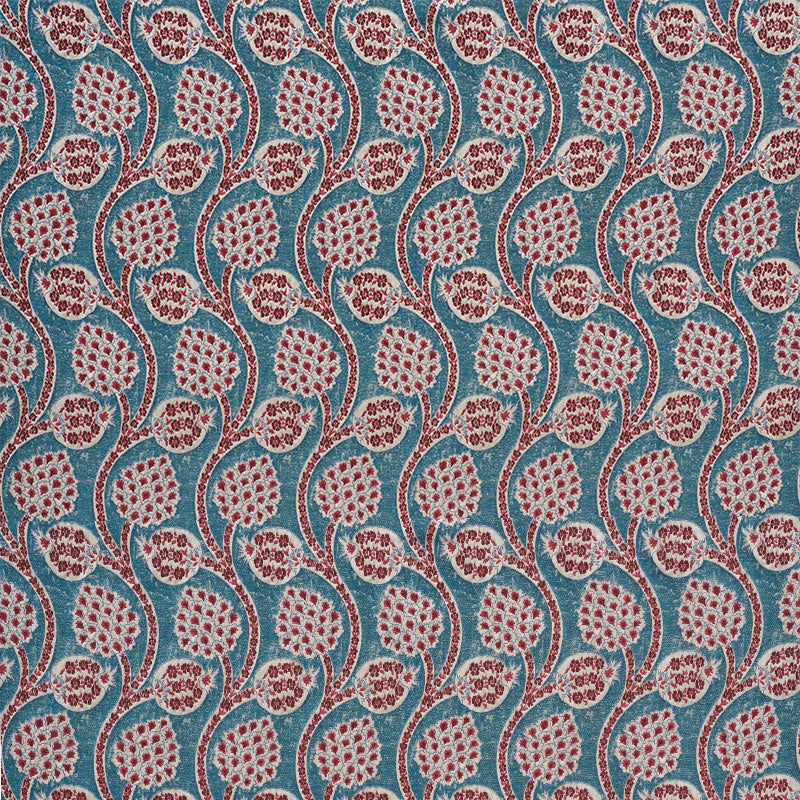 Schumacher Persephone Peacock Fabric 72000