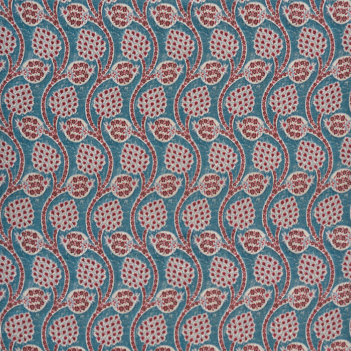 Schumacher Persephone Peacock Fabric Sample 72000