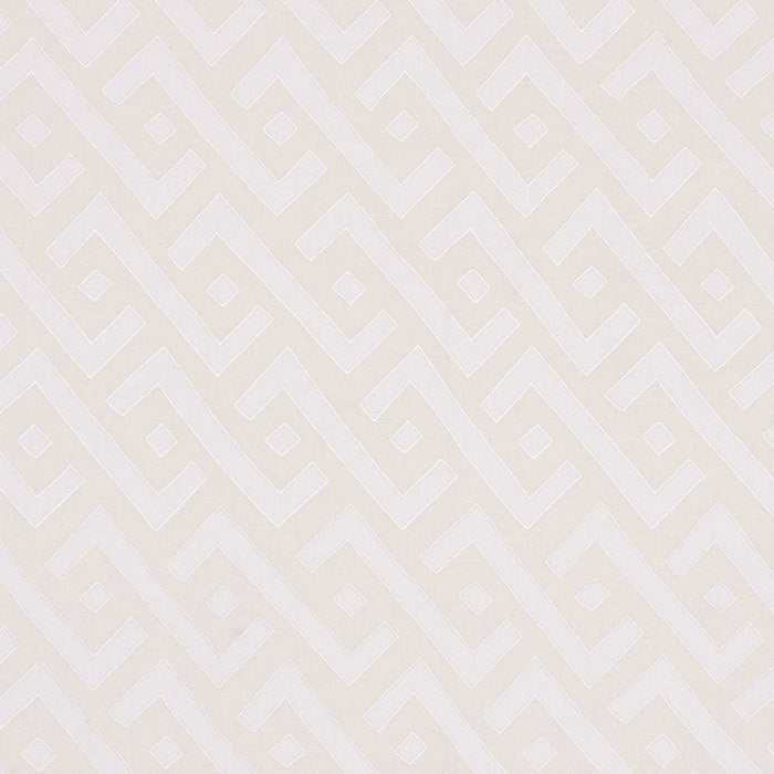 Schumacher Safari Ivory Fabric Sample 72041