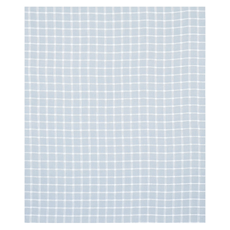 Schumacher Pauline Check Casement Chambray Fabric 72074