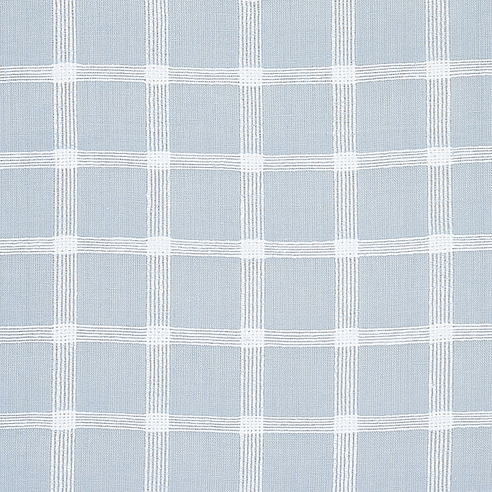 Schumacher Pauline Check Casement Chambray Fabric 72074