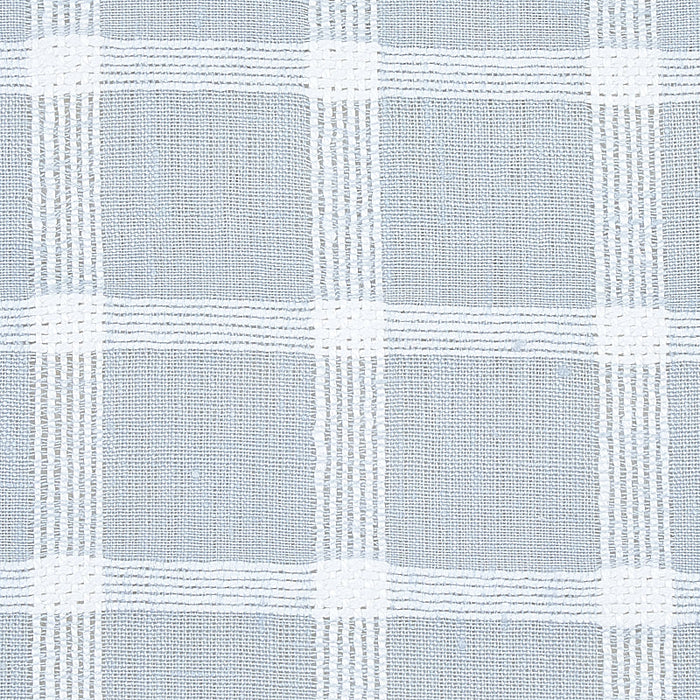 Schumacher Pauline Check Casement Chambray Fabric Sample 72074