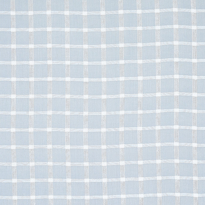 Schumacher Pauline Check Casement Chambray Fabric 72074