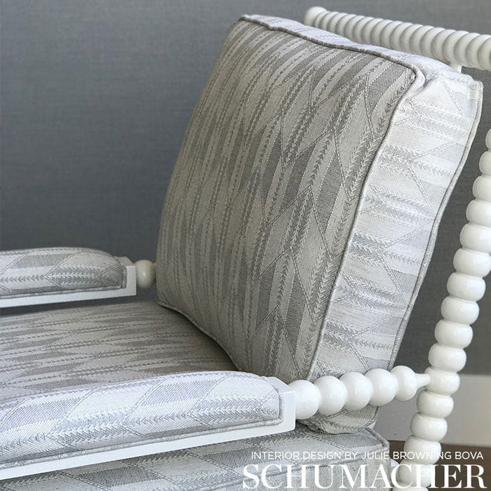 Schumacher Fitzgerald Limestone Fabric Sample 72130