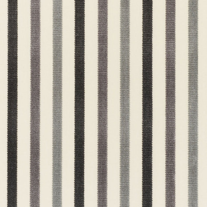 Schumacher Le Matelot Charcoal Fabric Sample 72293