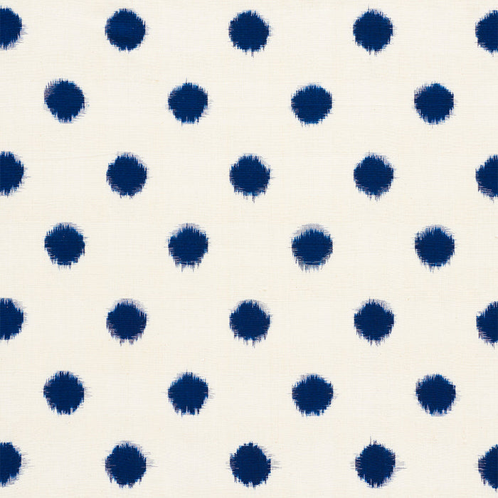 Schumacher Sakuru Ikat Indigo Fabric Sample 72340