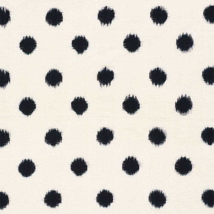 Schumacher Sakuru Ikat Black Fabric Sample 72342