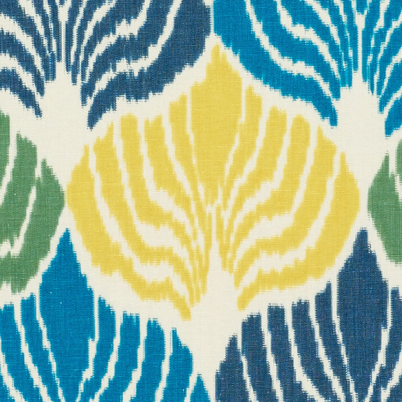 Schumacher Kimono Ikat Coastal Fabric 72591