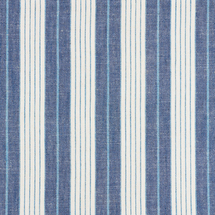 Schumacher Horst Stripe Delft Fabric 72600