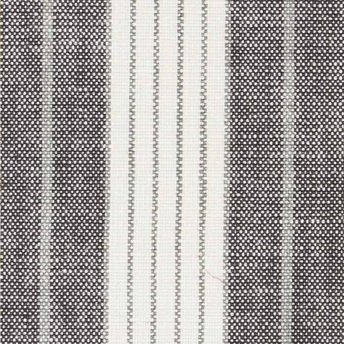 Schumacher Horst Stripe Blackwork Fabric Sample 72601