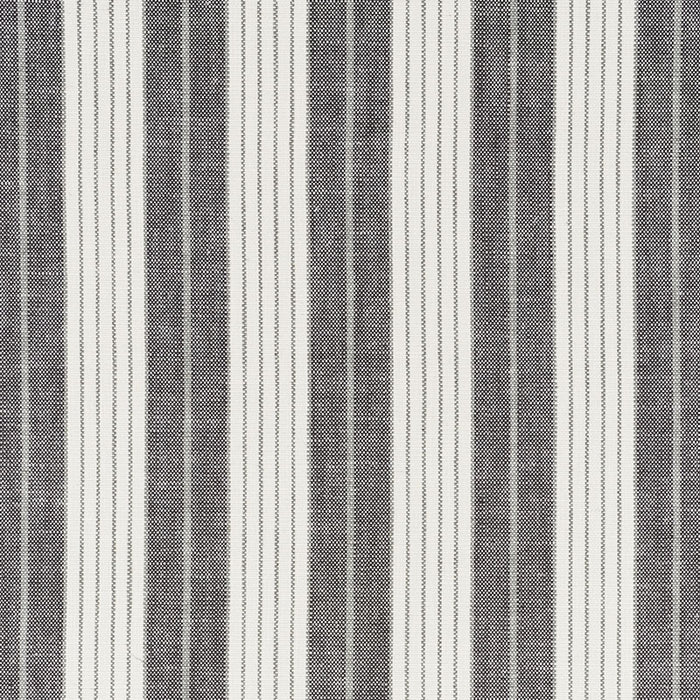 Schumacher Horst Stripe Blackwork Fabric 72601