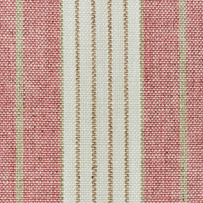 Schumacher Horst Stripe Rose Fabric Sample 72604