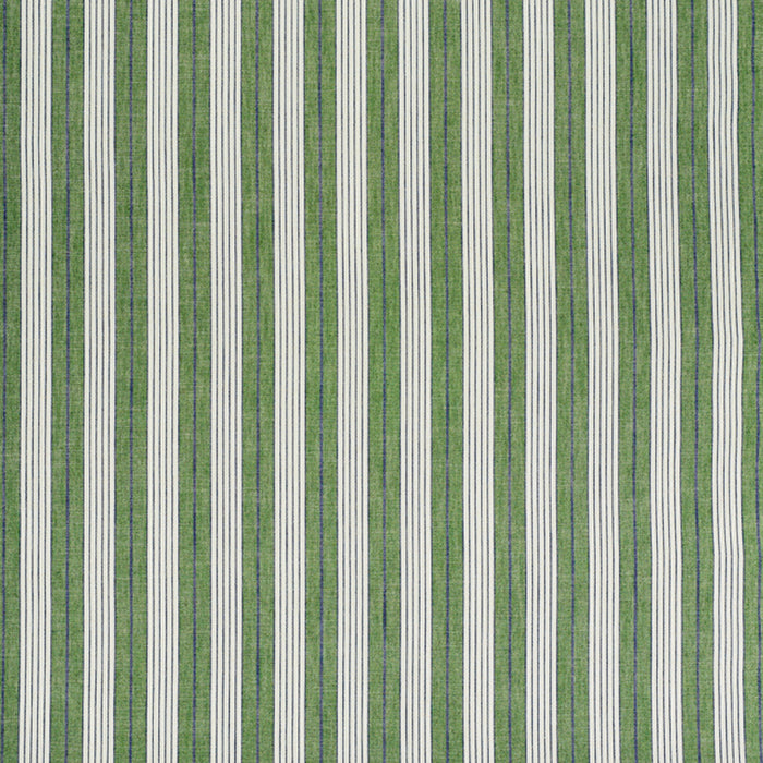 Schumacher Horst Stripe Green Fabric 72605