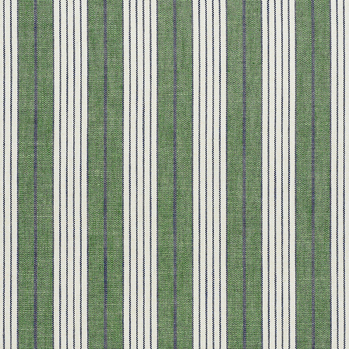 Schumacher Horst Stripe Green Fabric Sample 72605