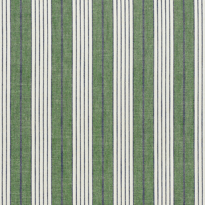 Schumacher Horst Stripe Green Fabric 72605