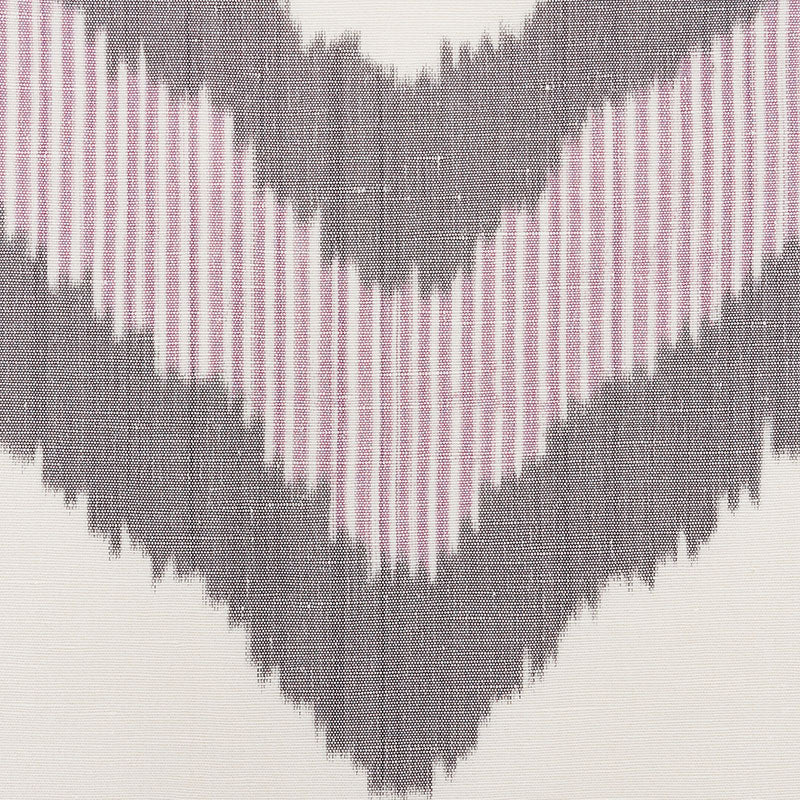 Schumacher Chevron Ikat Lilac Fabric 72632