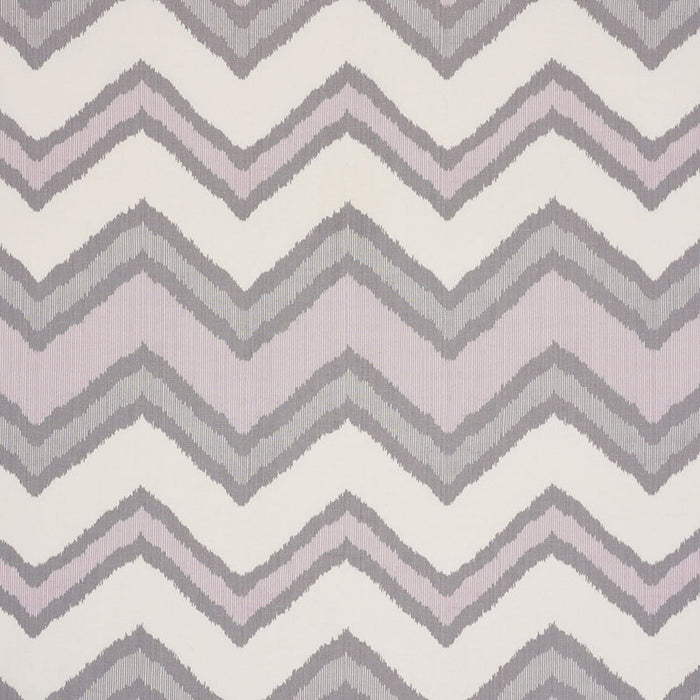 Schumacher Chevron Ikat Lilac Fabric Sample 72632