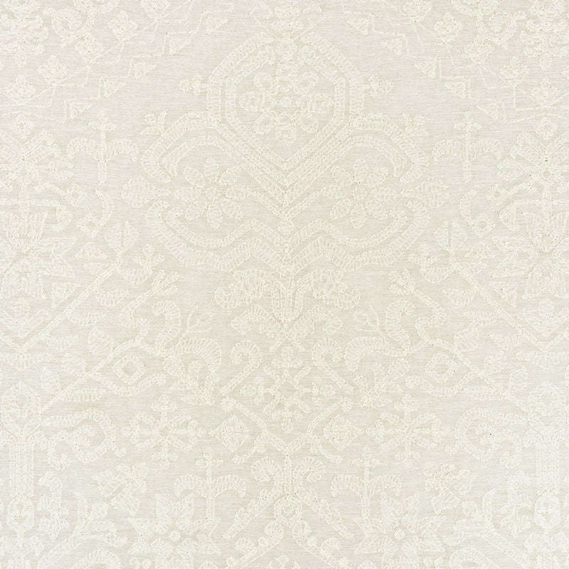 Schumacher Camilla Sheer Ivory Fabric 72660