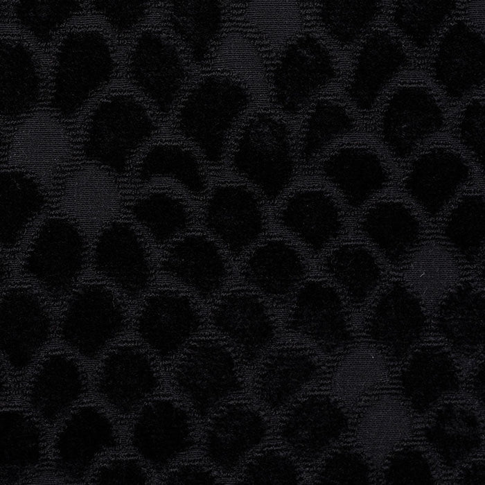 Schumacher Esther Velvet Onyx Fabric Sample 72773