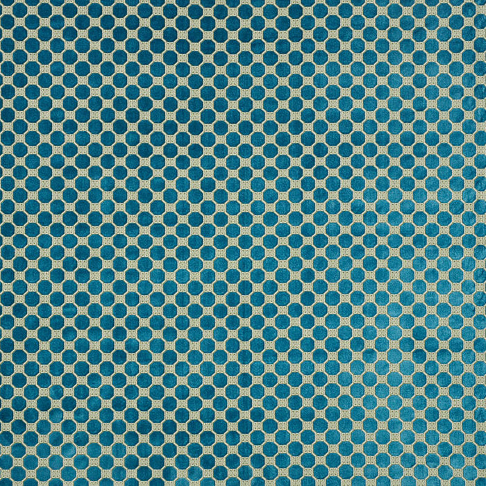 Schumacher Octavia Velvet Peacock Fabric 72794