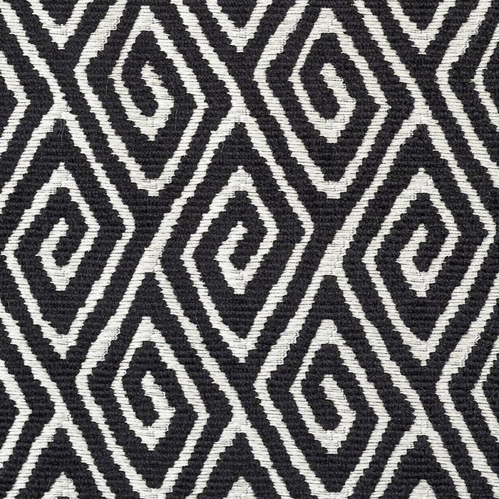 Schumacher Diamante Velvet Onyx Fabric 72831