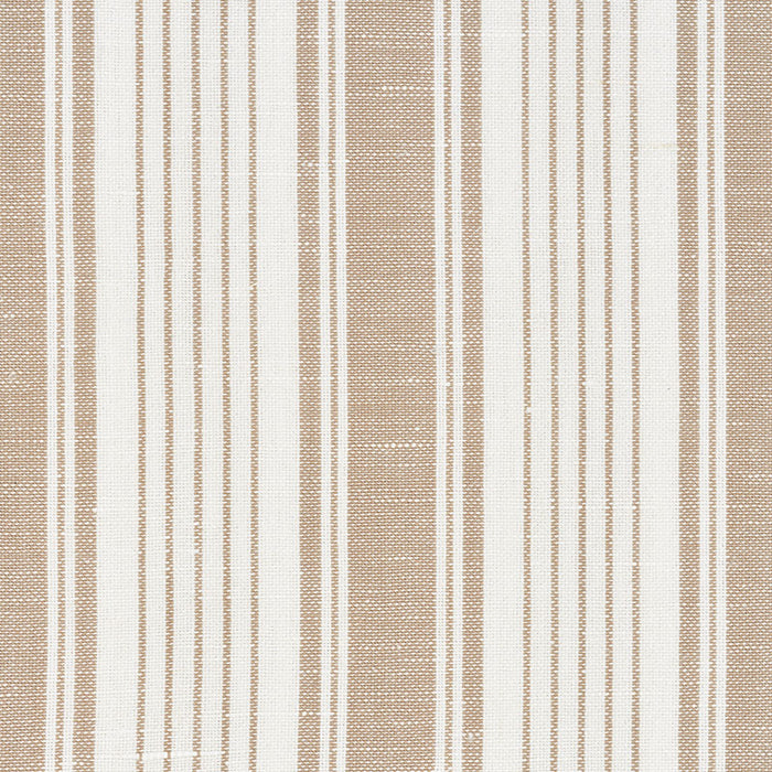 Schumacher Ojai Stripe Neutral Fabric 73003