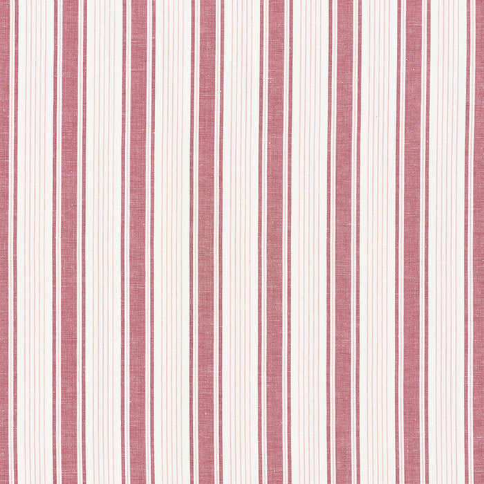 Schumacher Ojai Stripe Red Fabric 73004