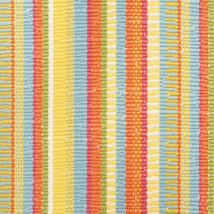 Schumacher Primavera Stripe Marigold Fabric Sample 73110