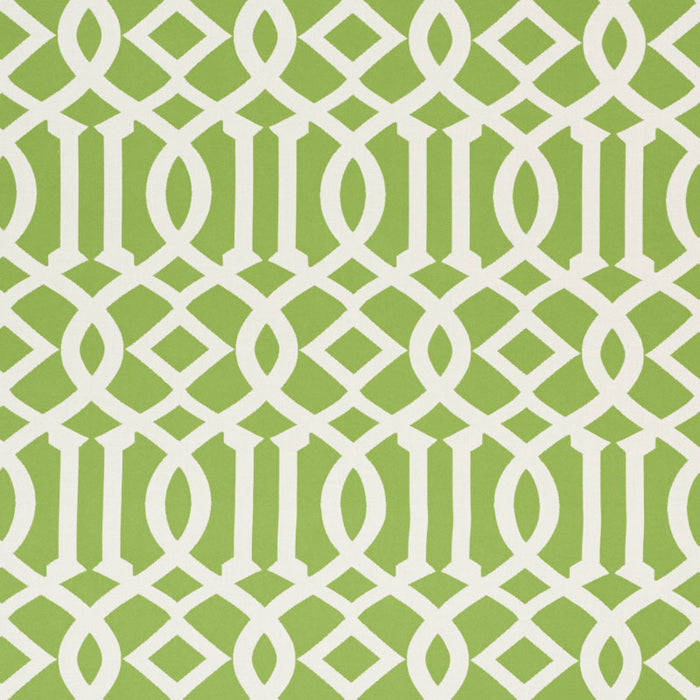 Schumacher Imperial Trellis Indoor/Outdoor Leaf Fabric 73160