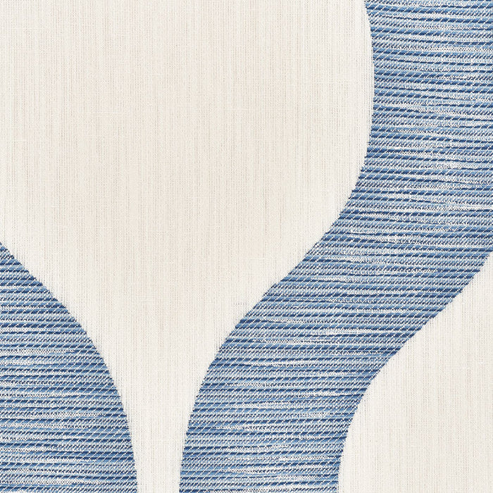 Schumacher Ondata Blue Fabric Sample 73223