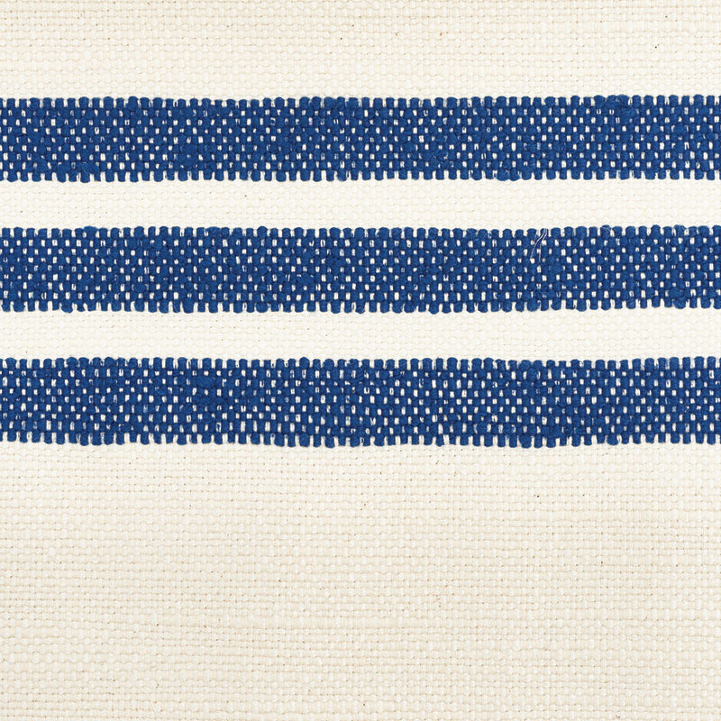 Schumacher Dune Stripe Blue Fabric 73291