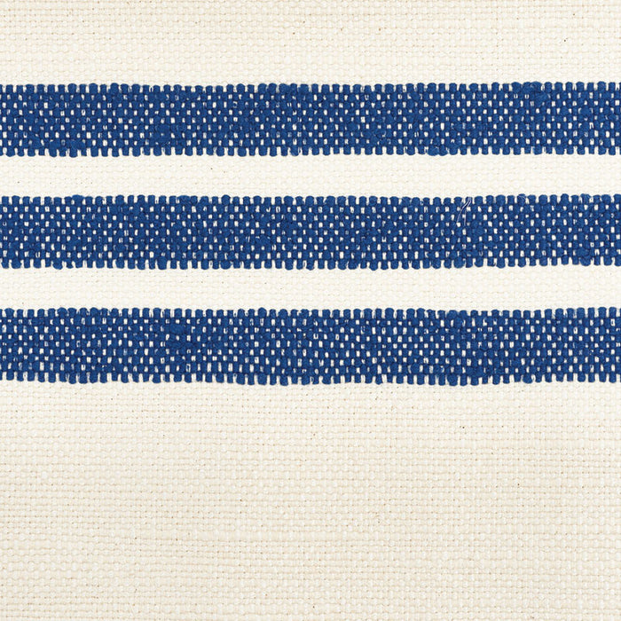 Schumacher Dune Stripe Blue Fabric Sample 73291