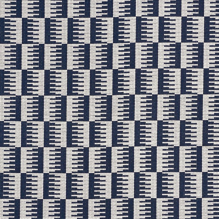 Schumacher Dovetail Navy Fabric 73320