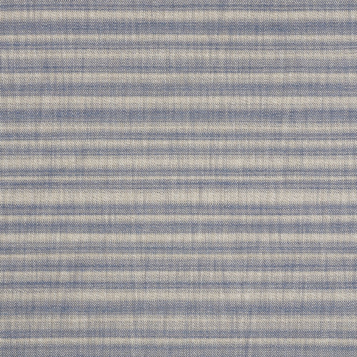 Schumacher Petra Stripe Indigo Fabric 73361