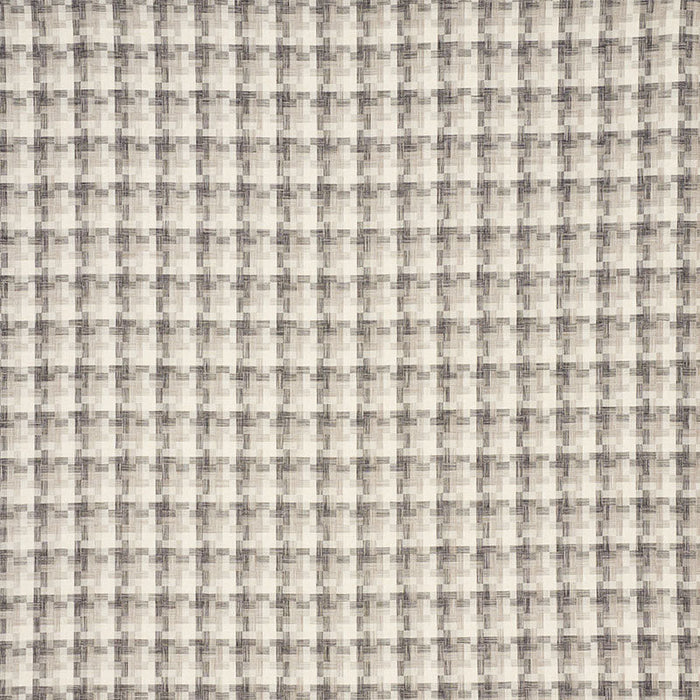 Schumacher Boro Plaid Charcoal Fabric Sample 73741