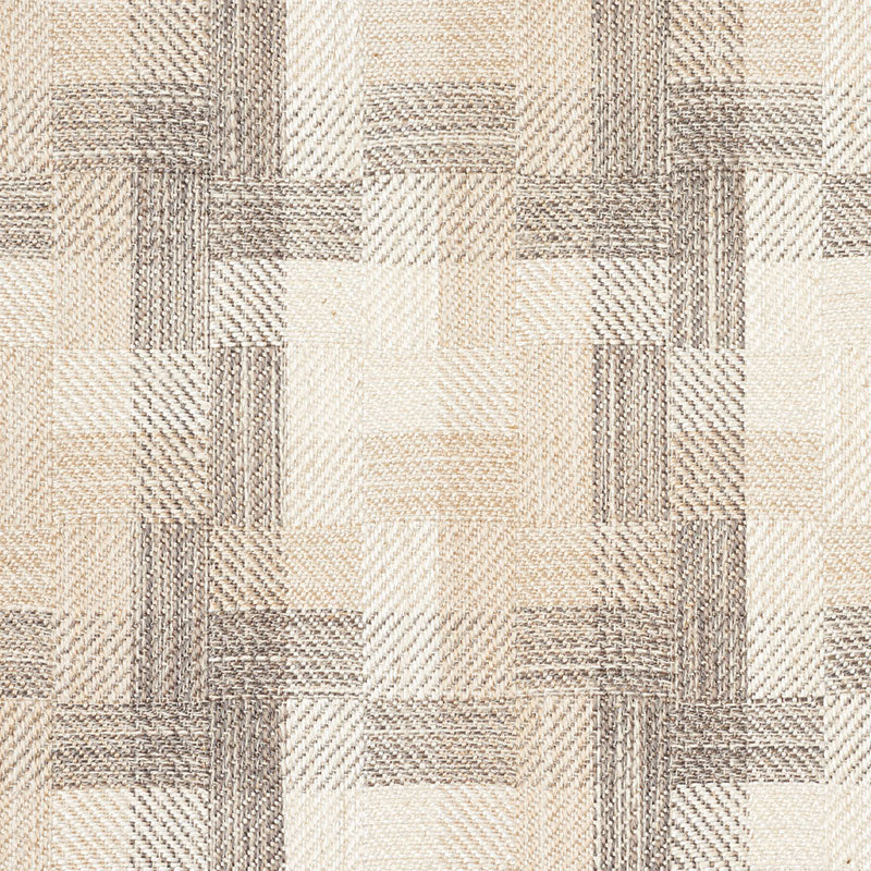 Schumacher Boro Plaid Natural Fabric 73742