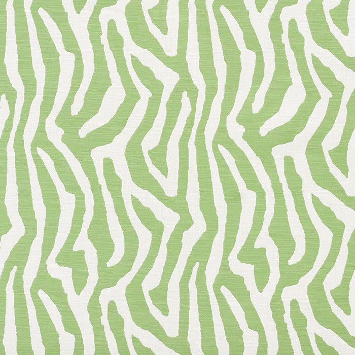 Schumacher Amanzi Leaf Fabric Sample 73783