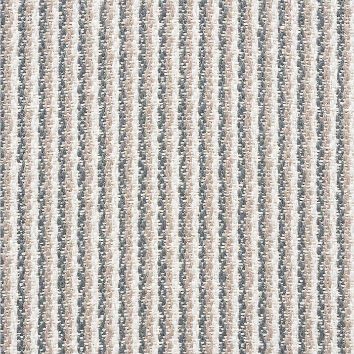 Schumacher Shoreline Stripe Stone Fabric 73850