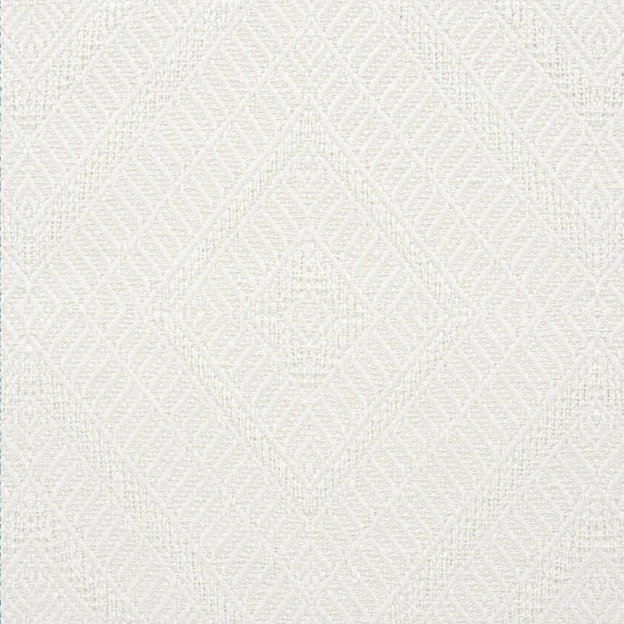 Schumacher Geometric Weave Ivory Fabric 73860