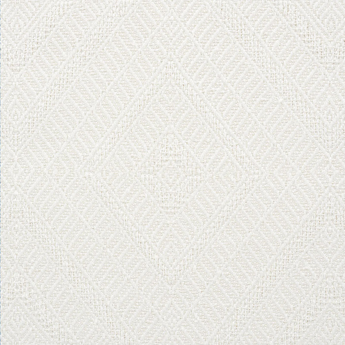 Schumacher Geometric Weave Ivory Fabric Sample 73860