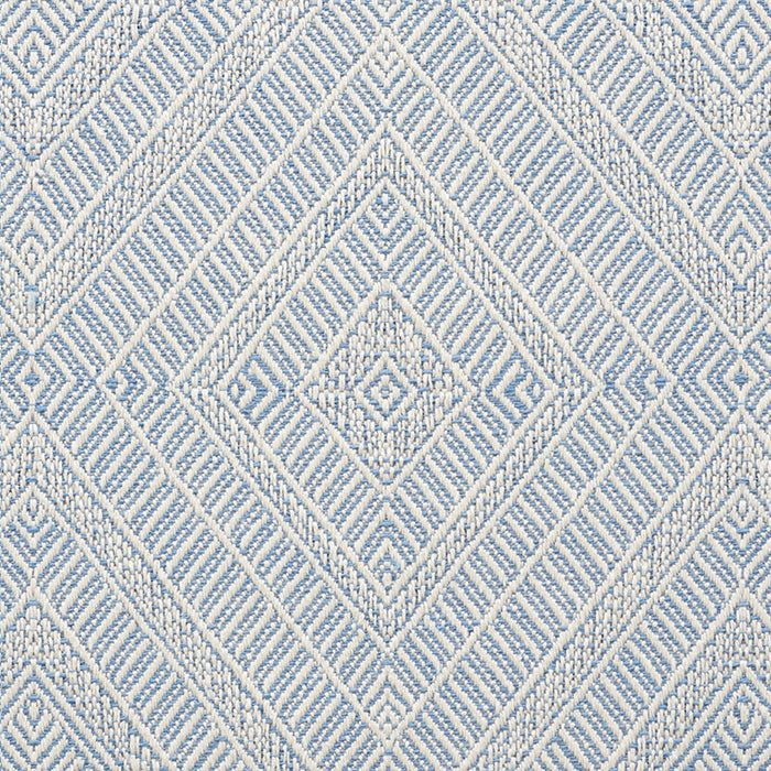 Schumacher Geometric Weave Chambray Fabric 73863