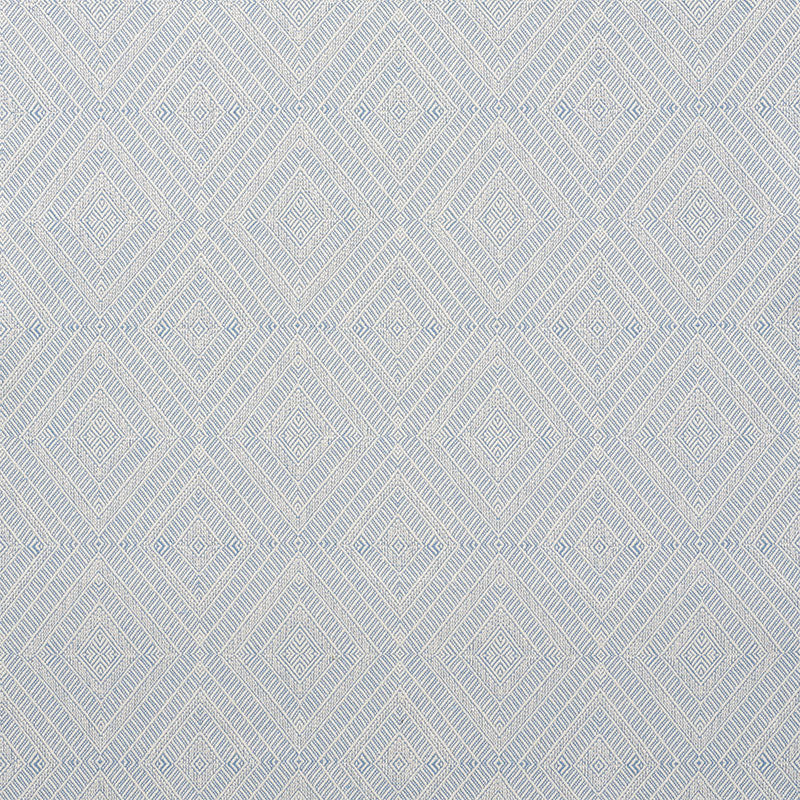 Schumacher Geometric Weave Chambray Fabric 73863