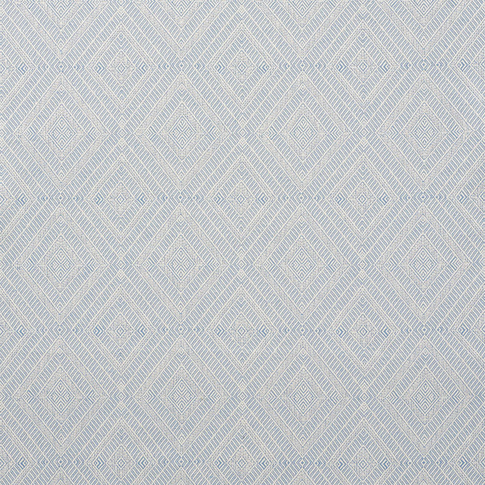 Schumacher Geometric Weave Chambray Fabric 73863