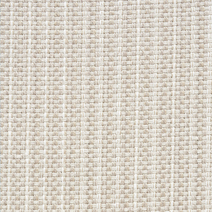 Schumacher Rustic Basketweave Natural Fabric Sample 73880